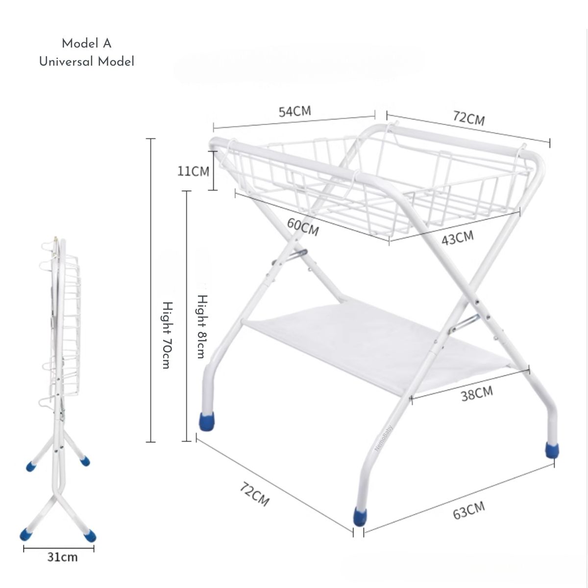 Nemobaby Universal 4 in 1 Bath Tub With Stand